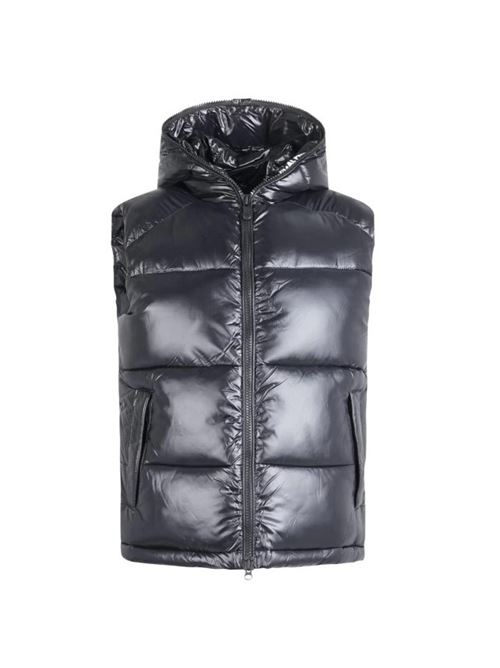 Gilet  nero con cappuccio Save The Duck | D80296M LUCK19.10000